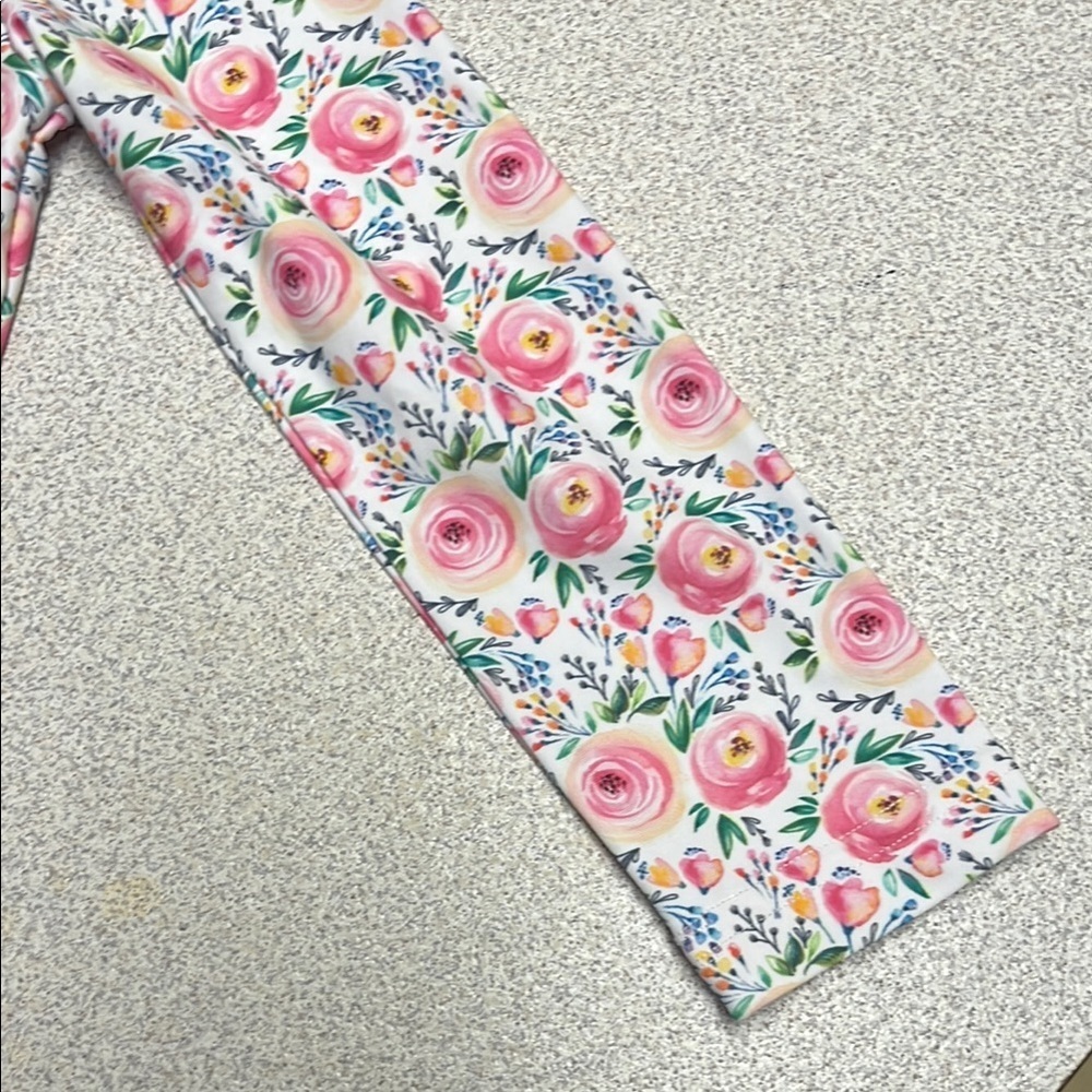 Floral Pink Kids swimsuit - Picture 9 of 9